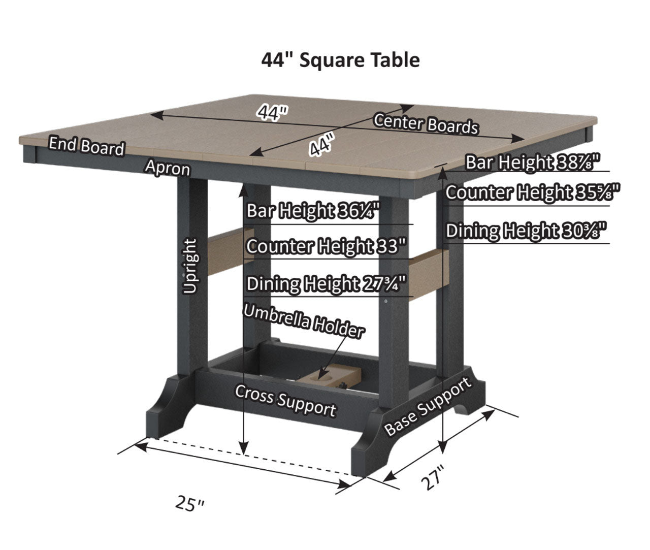 Berlin Gardens 5 Piece Garden Classic Classic Terrace Dining Collection 2