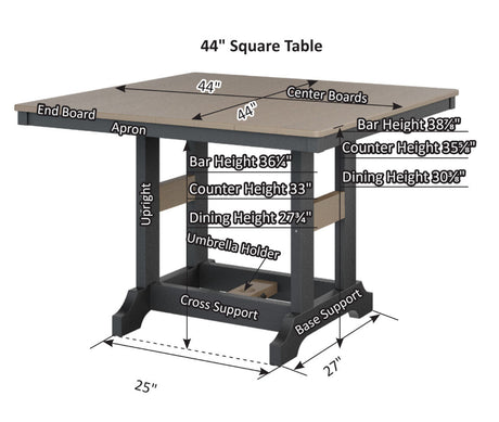 Berlin Gardens 5 Piece Garden Classic Classic Terrace Dining Collection 2