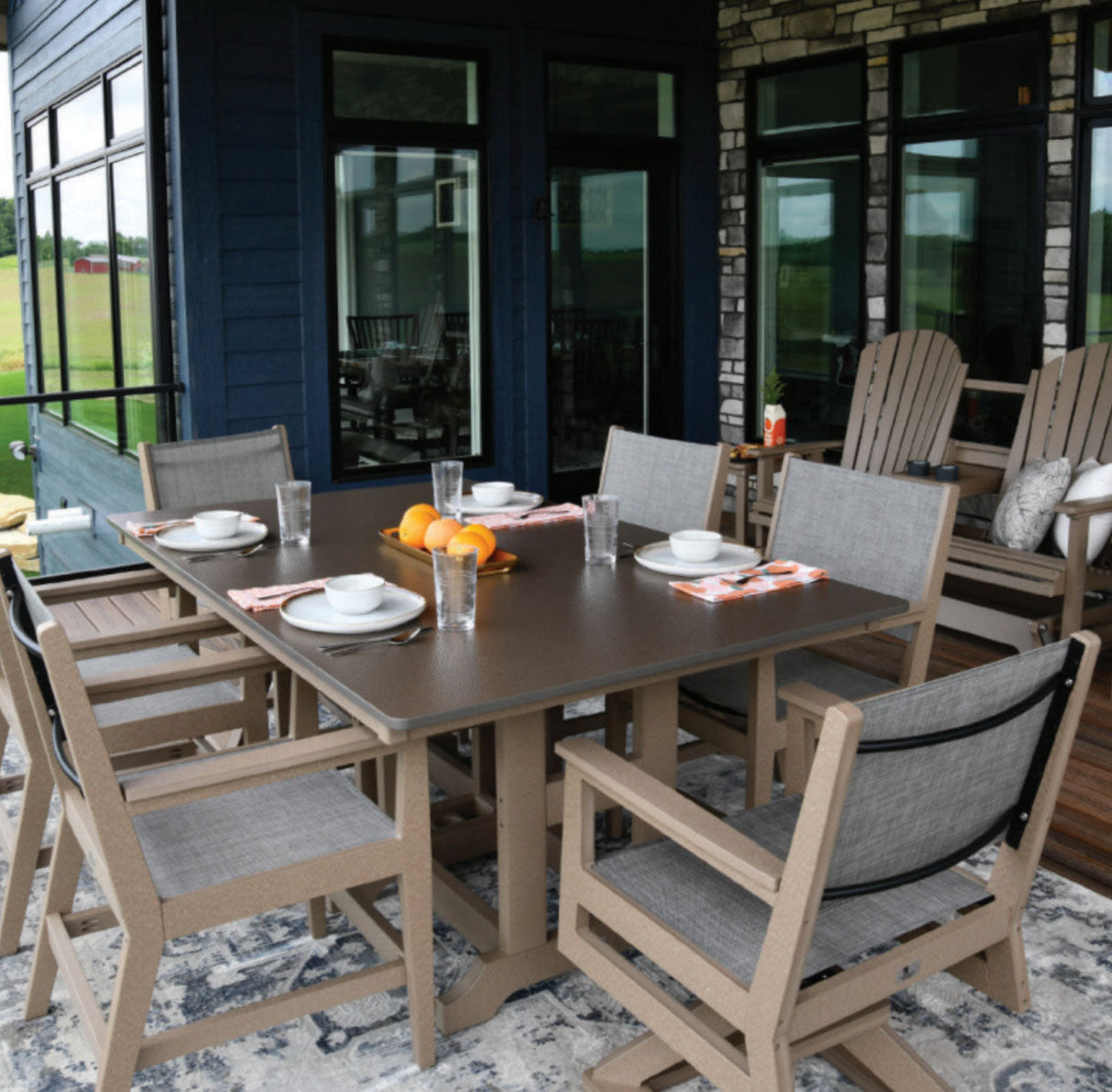 Berlin Gardens 7 Piece Garden Classic Mayhew Dining Package Collection