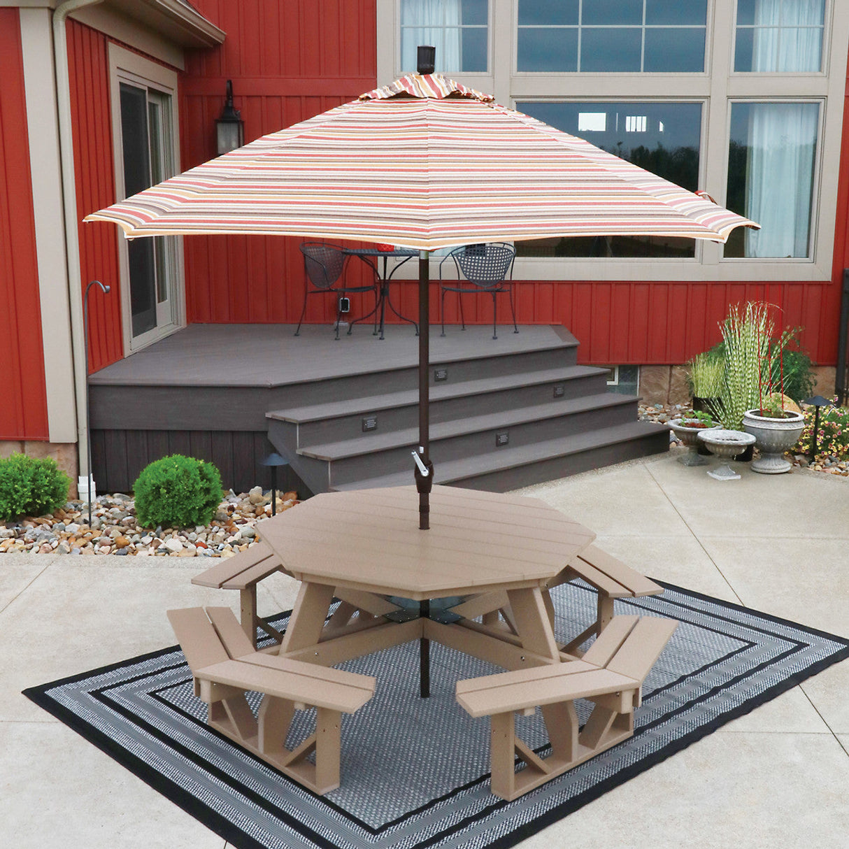 Berlin Gardens 9' Umbrella Fiberglass / Auto - UFAUT09 3