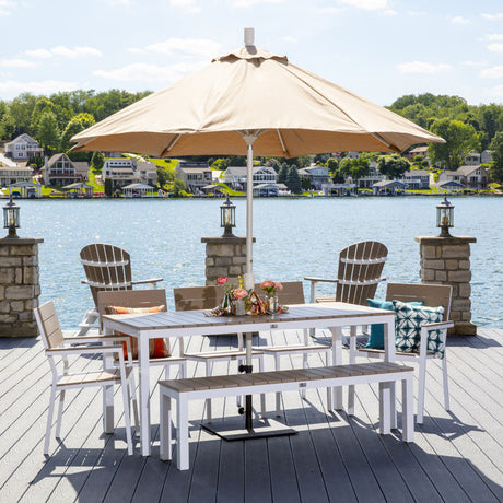 Berlin Gardens 9' Umbrella Fiberglass / Auto - UFAUT09 6