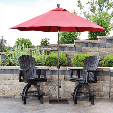 Berlin Gardens 9' Umbrella Fiberglass / Auto - UFAUT09 7