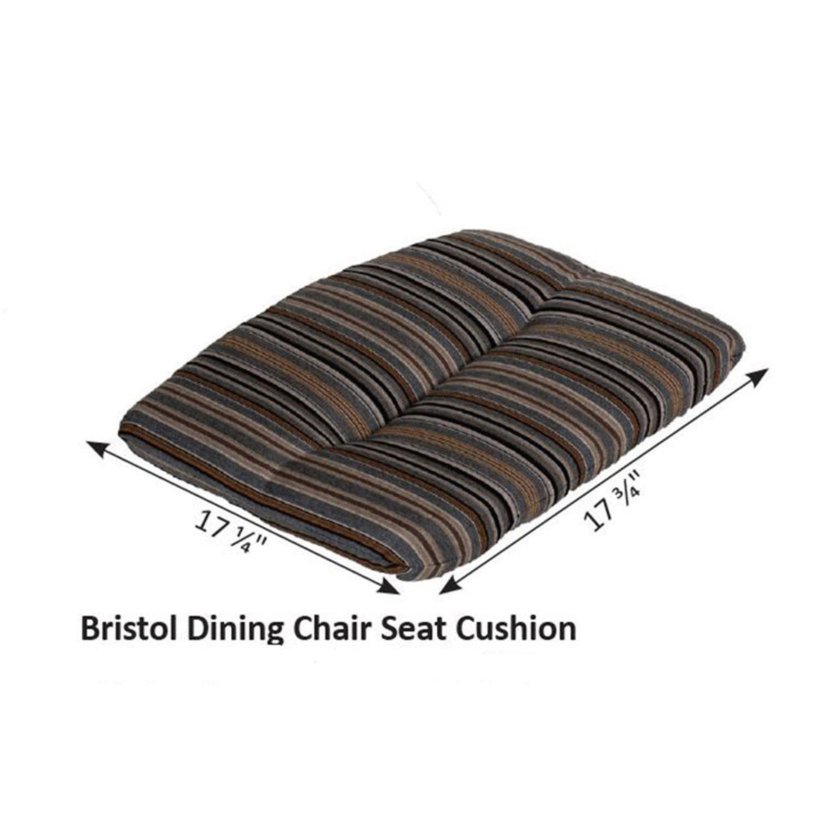Berlin Gardens Bristol Dining Chair Seat Cushion - BSC1718 2