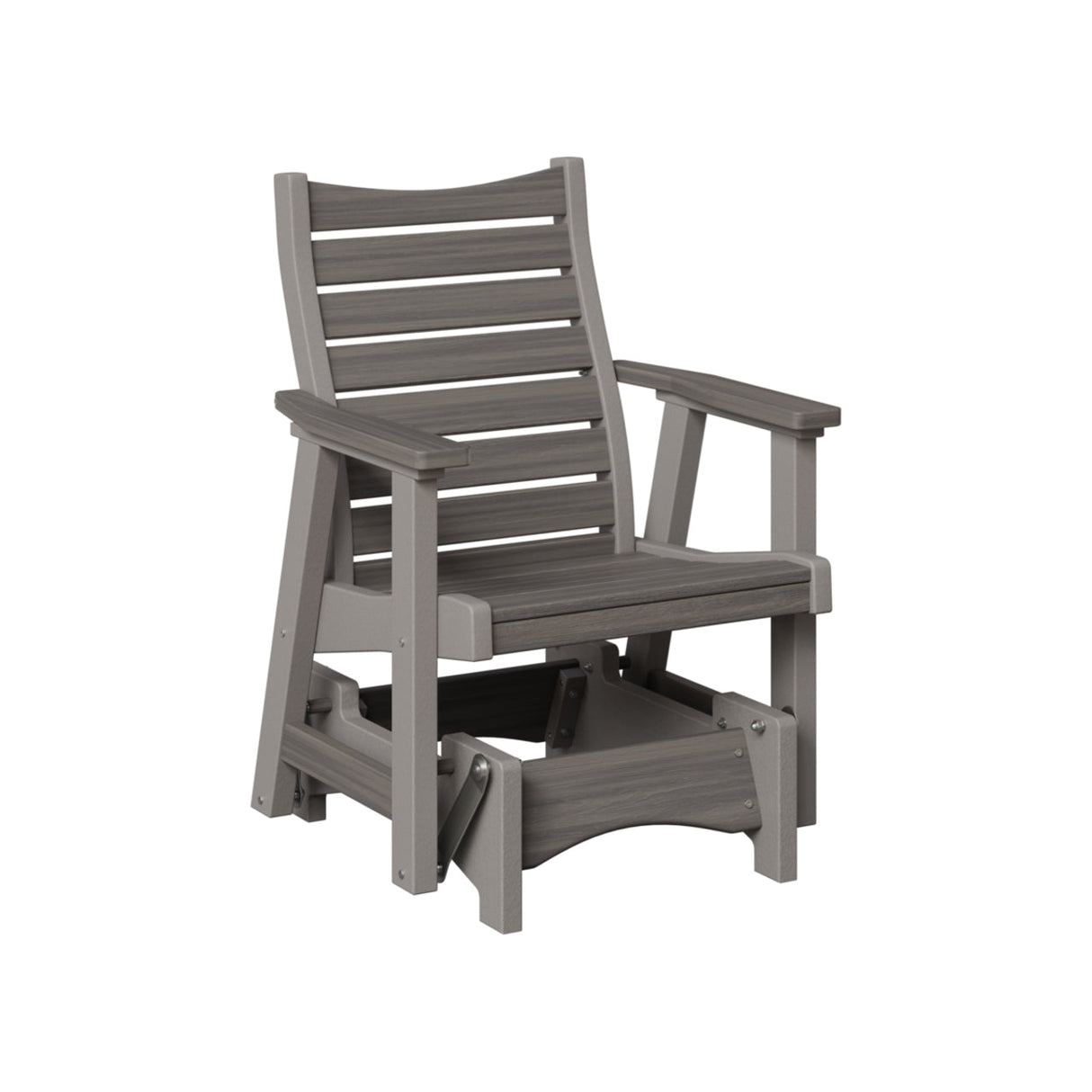 Berlin Gardens Bristol Single Glider - Chrome Brackets