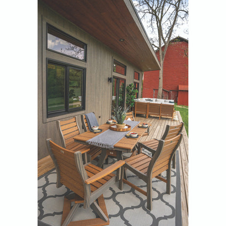 Berlin Gardens Bristol Swivel Rocker Dining Chair - BSRDC2036 3