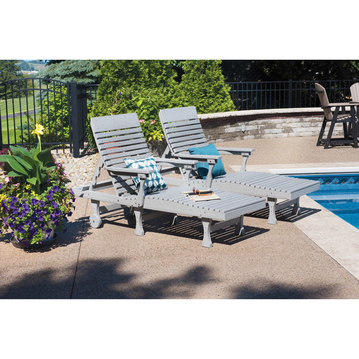 Berlin Gardens Casual-Back Chaise Lounge - PLCL7400 4