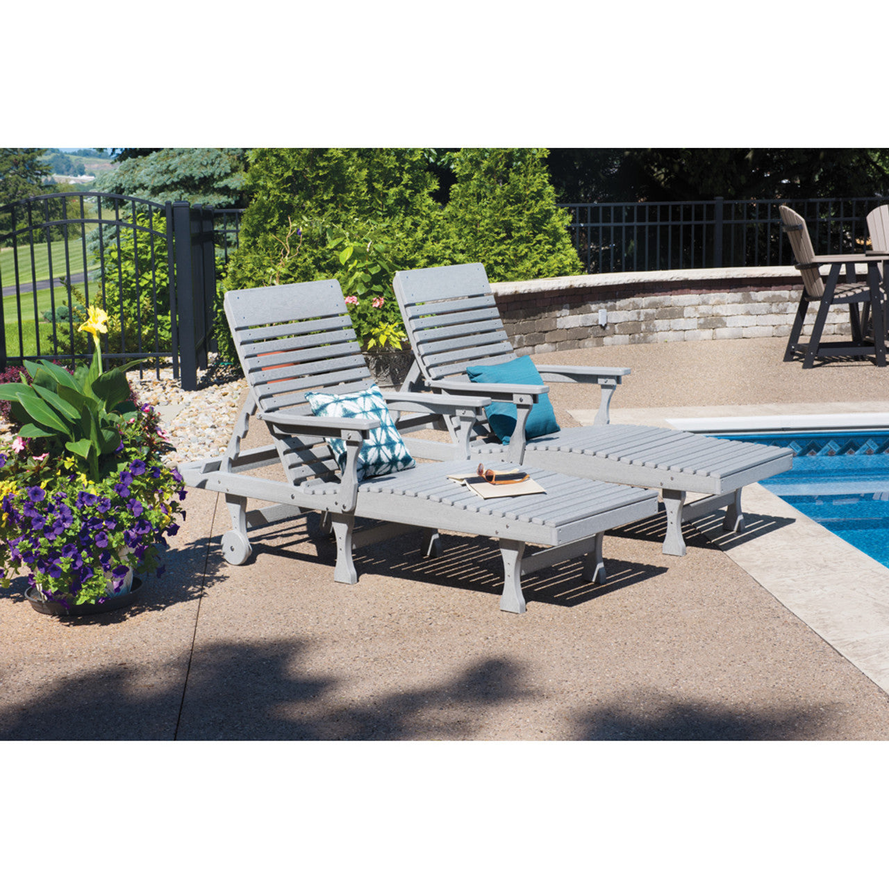 Berlin Gardens Casual-Back Chaise Lounge - PLCL7400 4