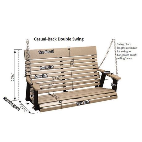 Berlin Gardens Casual-Back Double Swing - PLTS4800SS 2