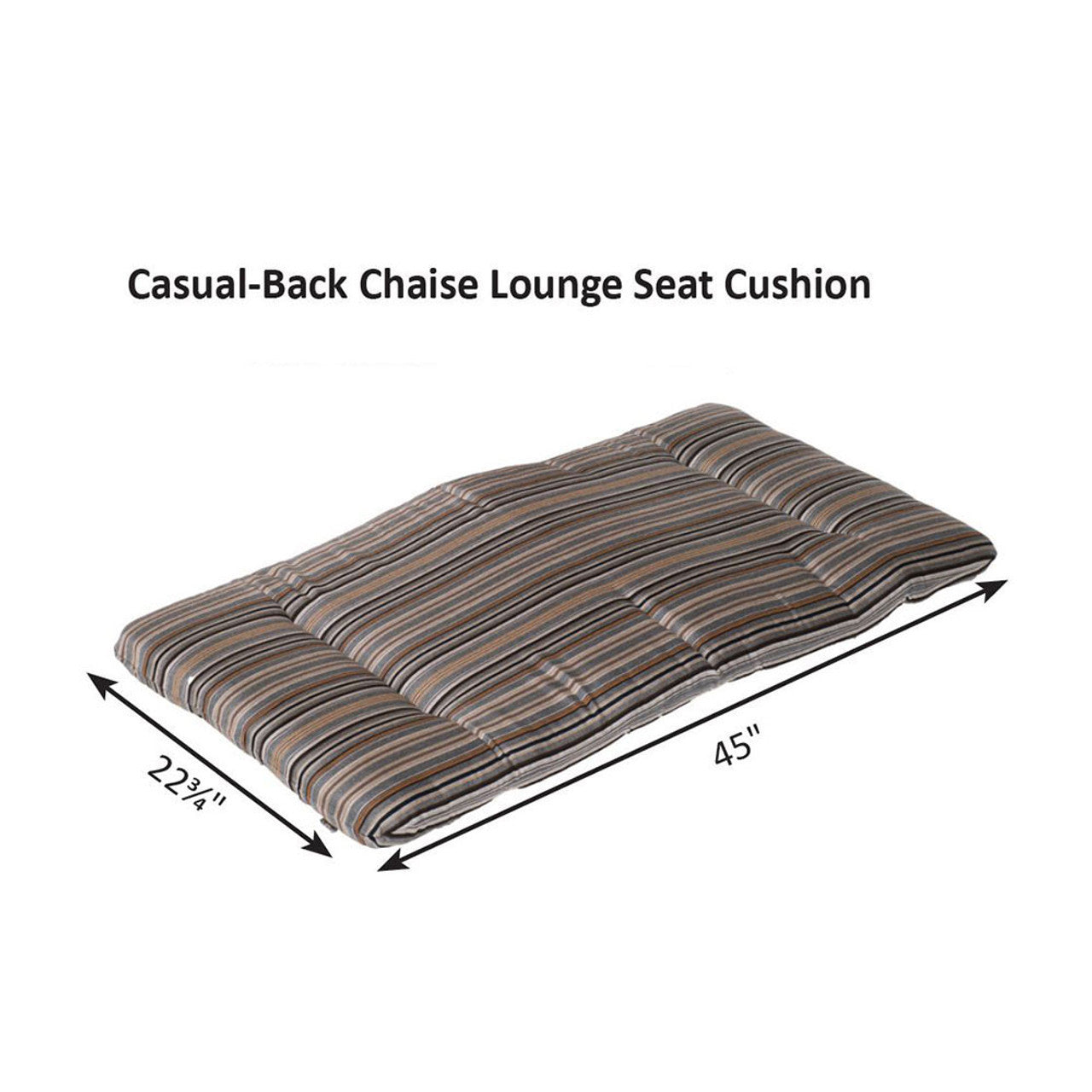 Berlin Gardens Casual Chaise Lounge Seat Cushion - LSC2244 2