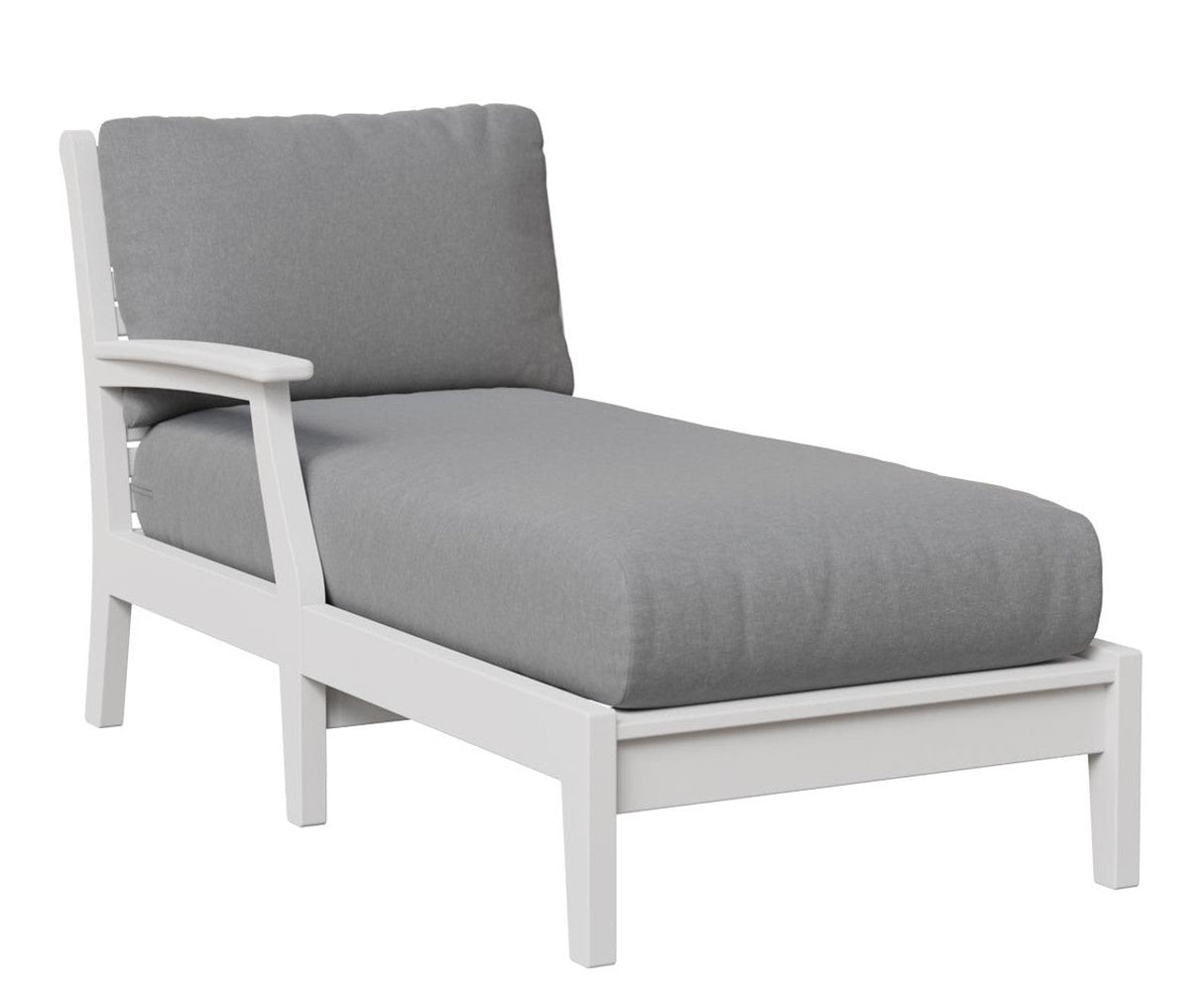 Berlin Gardens Classic Terrace Chaise Right Arm Chaise Lounge Chair - CTRCL3163