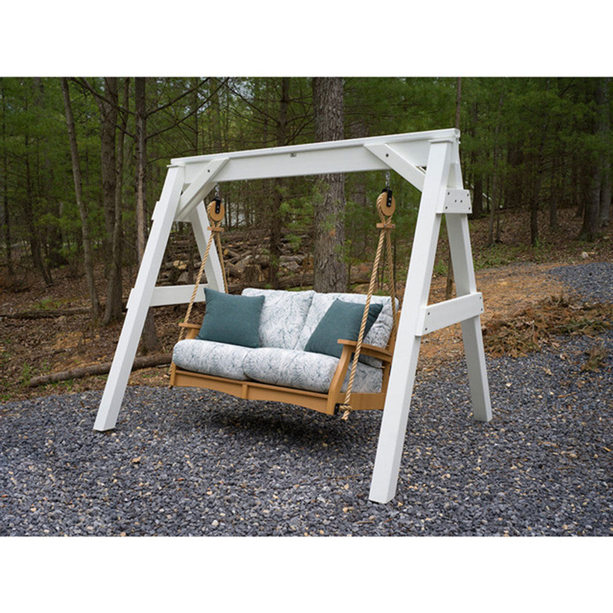 Berlin Gardens Classic Terrace Loveseat Swing - CTLSW5727 6