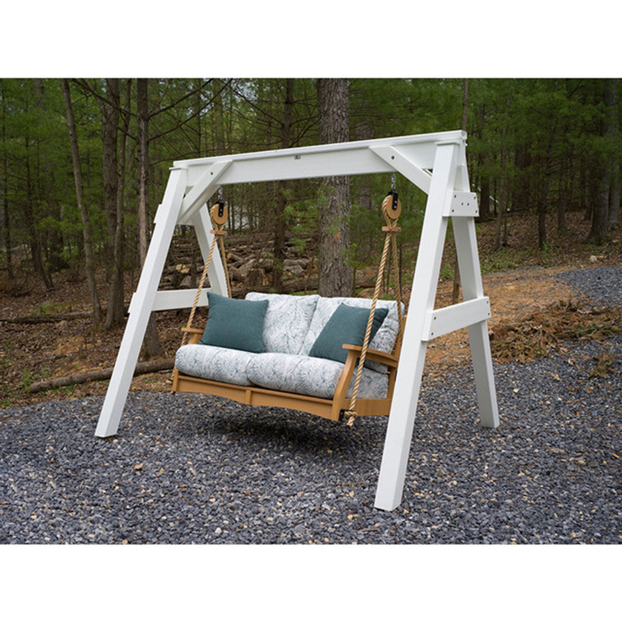 Berlin Gardens Classic Terrace Loveseat Swing - CTLSW5727 6