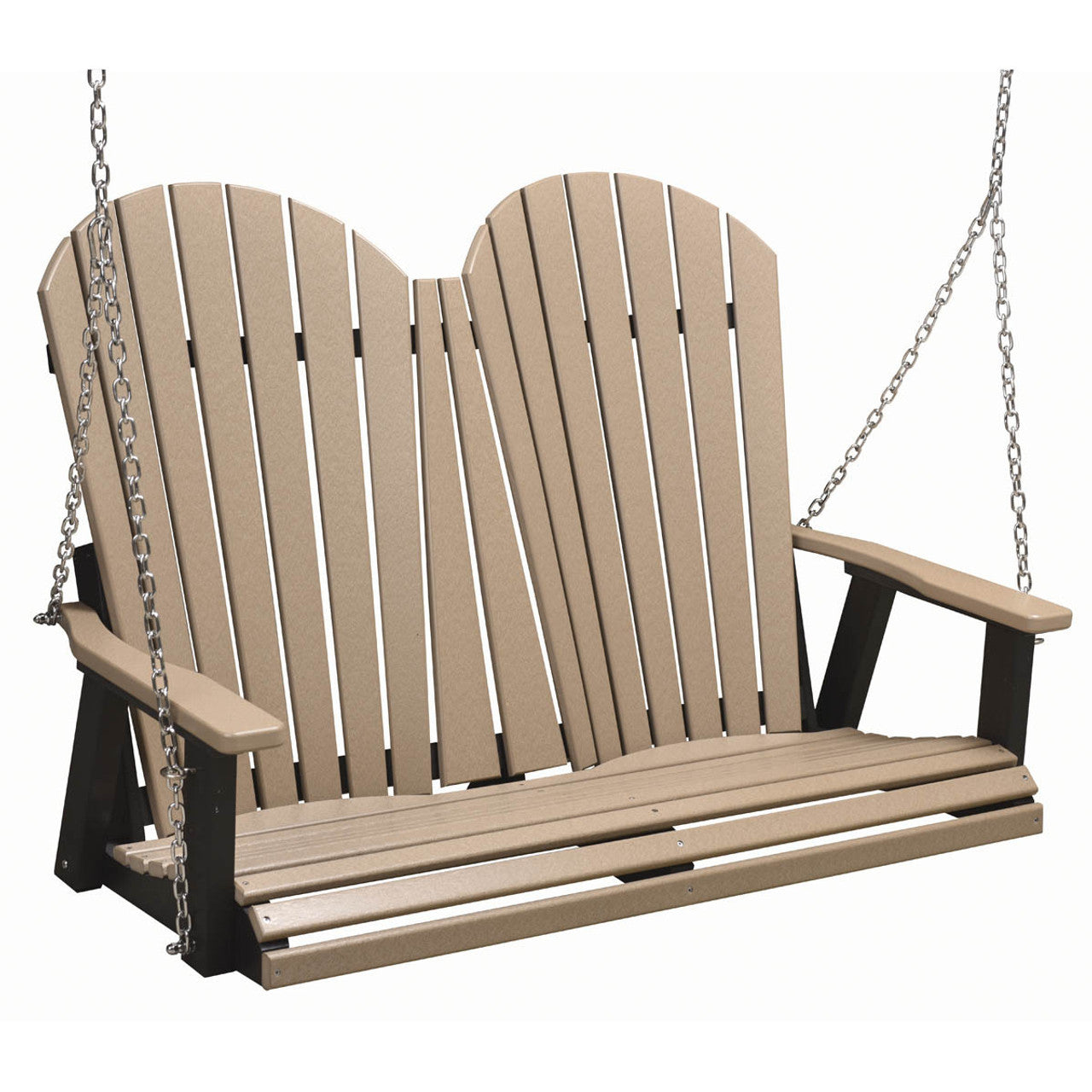 Berlin Gardens Comfo-Back Double Swing (Zinc Chains) - PCTS4800ZC