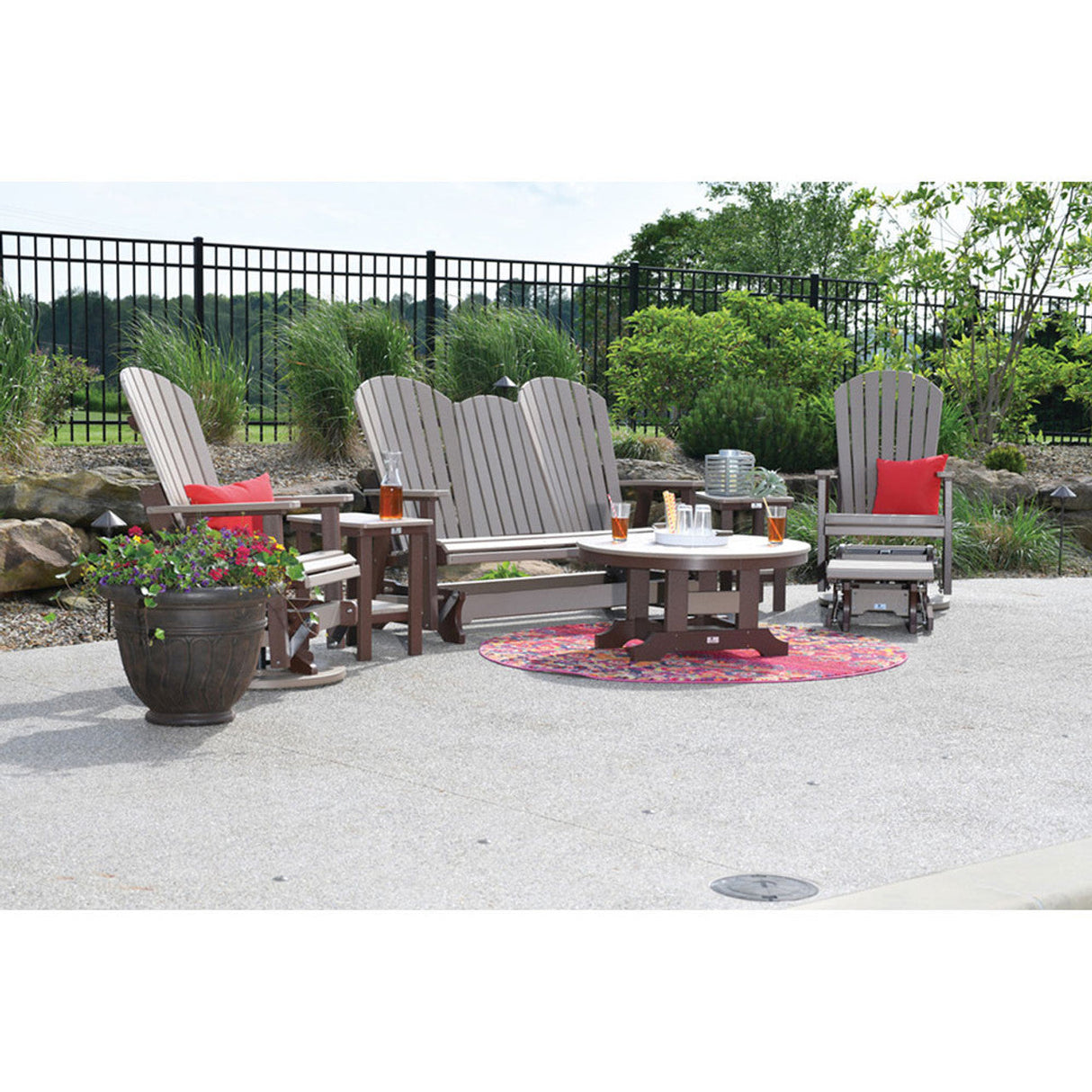 Berlin Gardens Comfo-Back Single Glider - PCTG2400 3