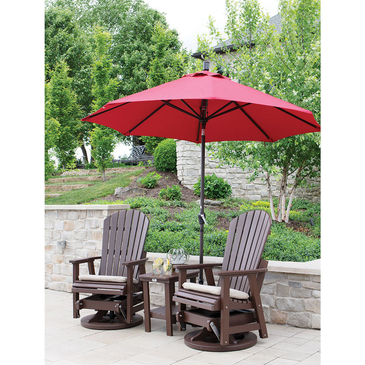 Berlin Gardens Comfo-Back Swivel Glider - PCSG2644 4