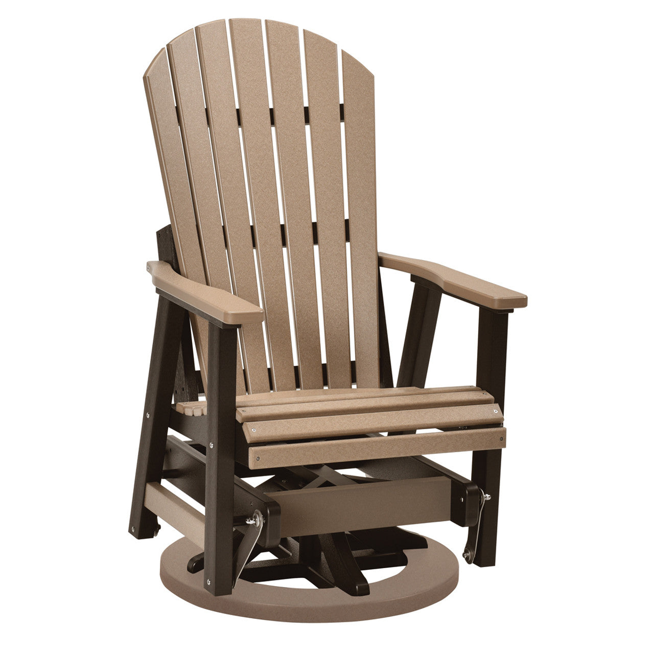 Berlin Gardens Comfo-Back Swivel Glider with Allochrome Brackets - PCSG2644AC