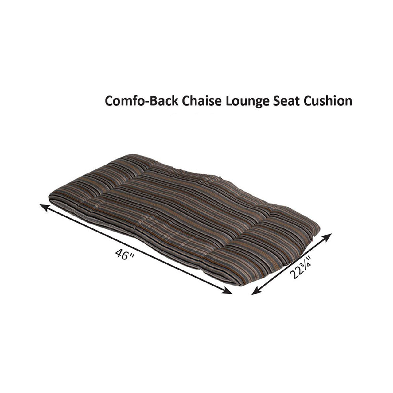 Berlin Gardens Comfo Chaise Lounge Seat Cushion - CSC2244 2