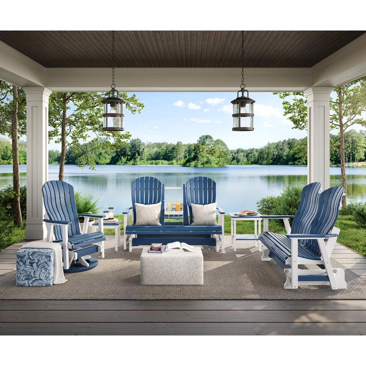 Berlin Gardens Contour Swivel Glider 1