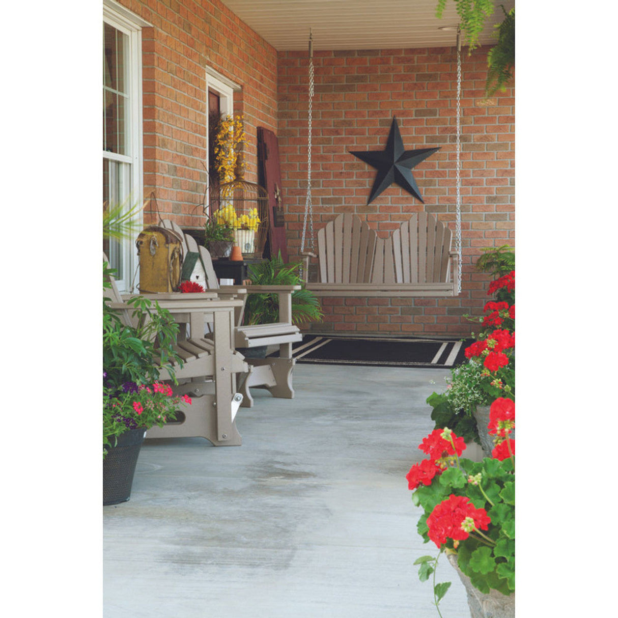 Berlin Gardens Cozi-Back Double Swing (Stainless Chains) - PZTS4800SS 3