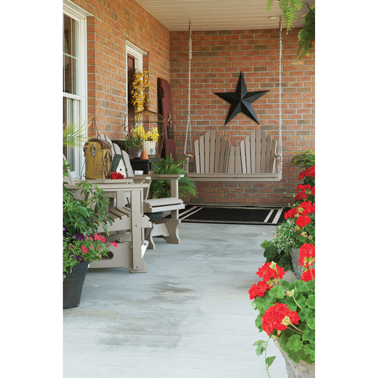 Berlin Gardens Cozi-Back Single Glider - PZTG2400 3