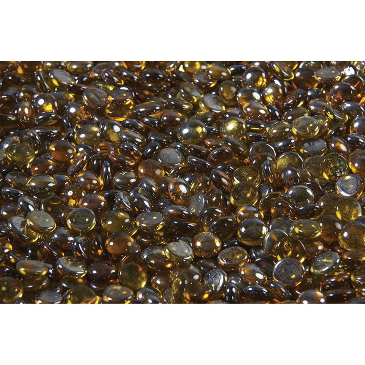 Berlin Gardens Crystal Fire Gems - Amber (Order 2 Per Fire Pit) - CFG1AR