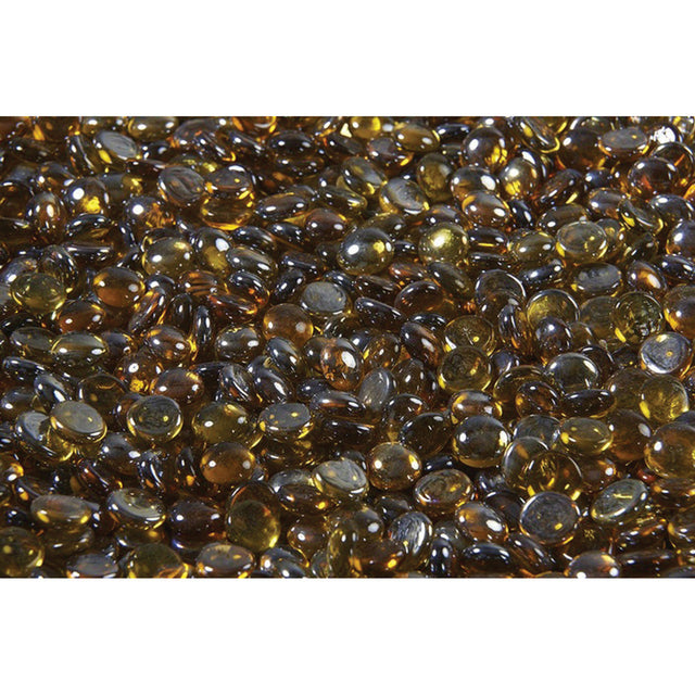 Berlin Gardens Crystal Fire Gems - Amber (Order 2 Per Fire Pit) - CFG1AR