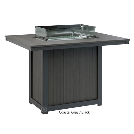 Berlin Gardens Donoma Standard Top 42" x 54" Rectangular Fire Table Counter - DRFT4254C 5