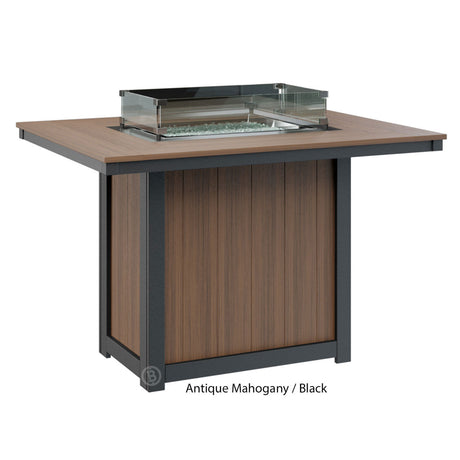 Berlin Gardens Donoma Standard Top 42" x 54" Rectangular Fire Table Counter - DRFT4254C 6