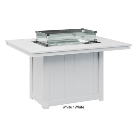 Berlin Gardens Donoma Standard Top 42" x 54" Rectangular Fire Table Dining - DRFT4254D 2