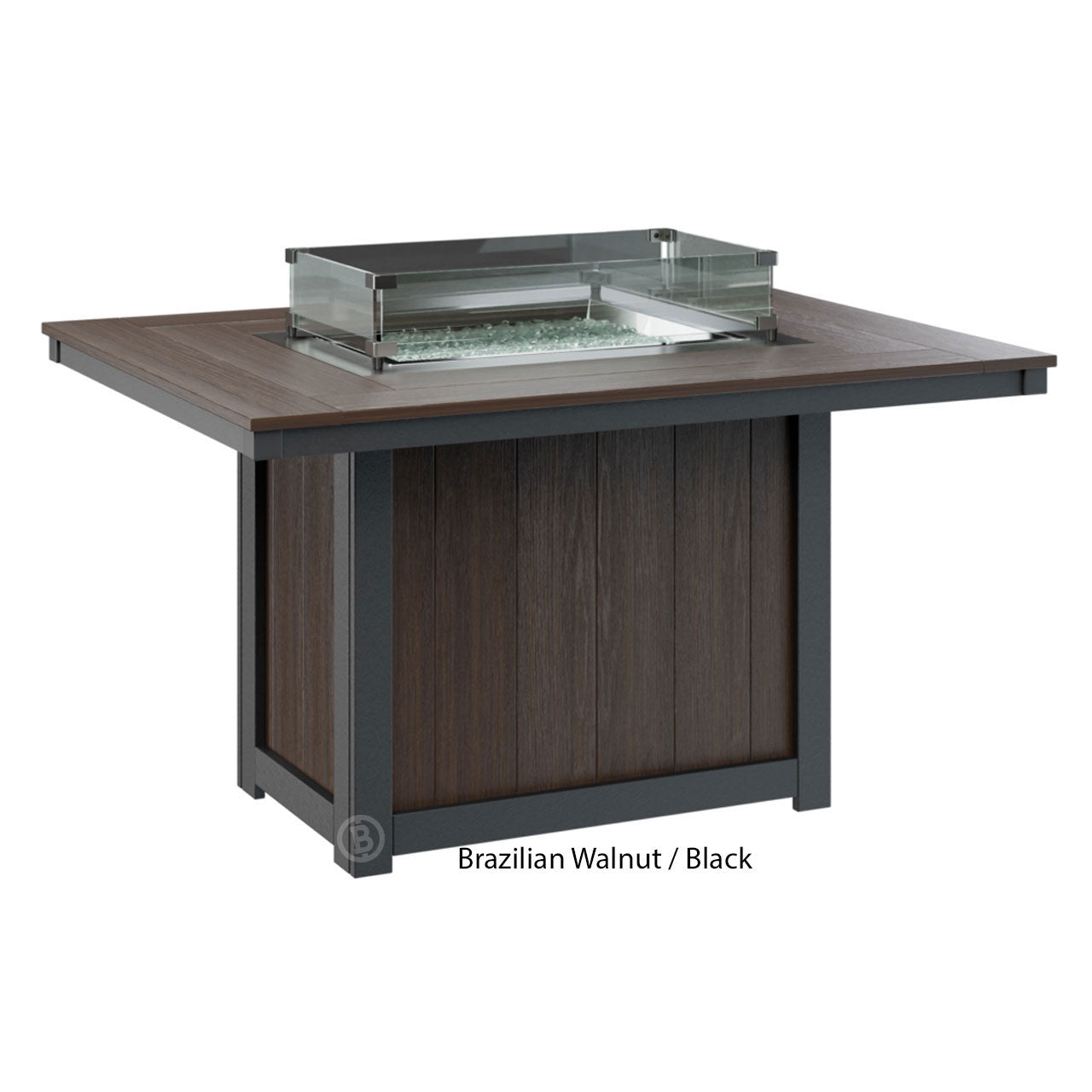 Berlin Gardens Donoma Standard Top 42" x 54" Rectangular Fire Table Dining - DRFT4254D 4