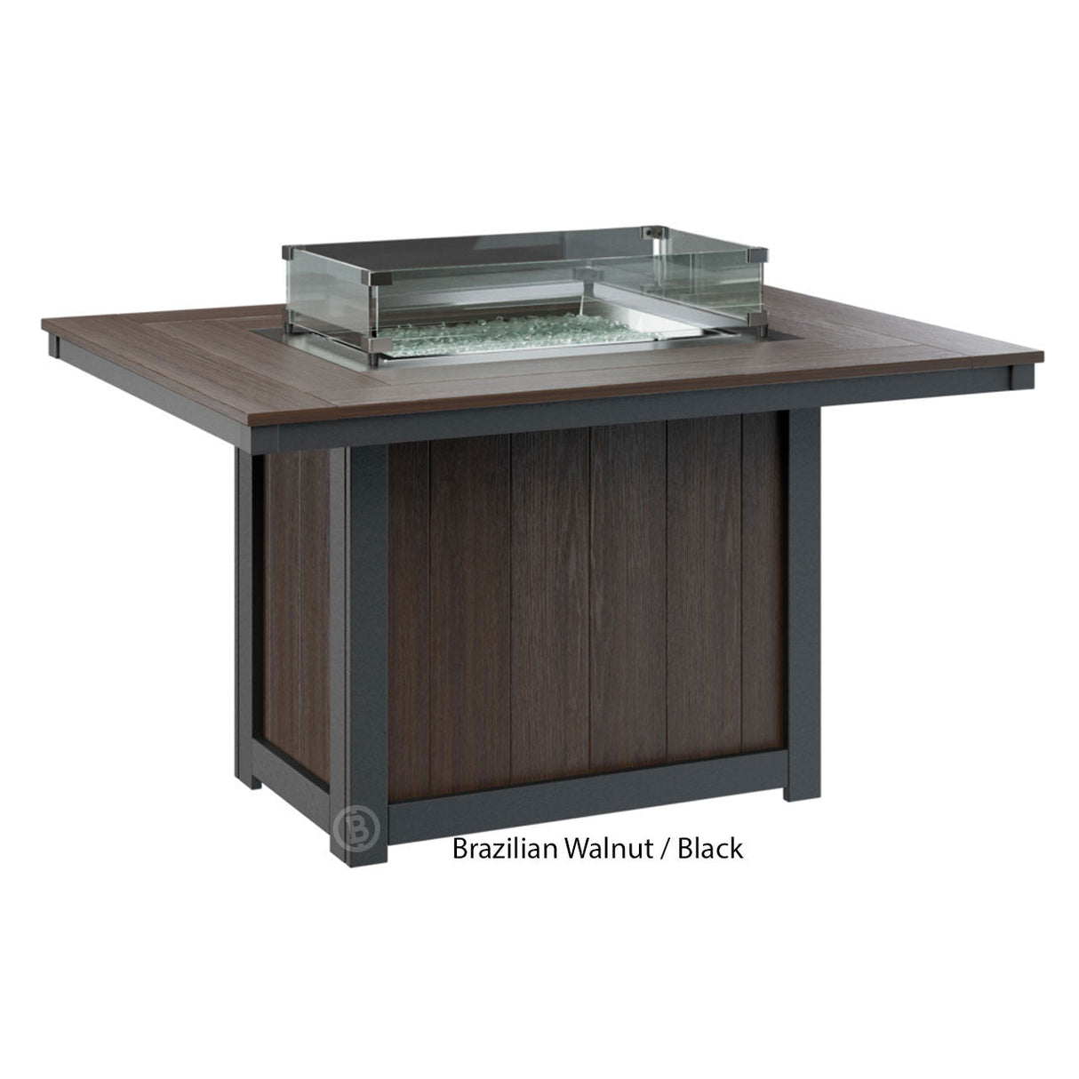 Berlin Gardens Donoma Standard Top 42" x 54" Rectangular Fire Table Dining - DRFT4254D 4