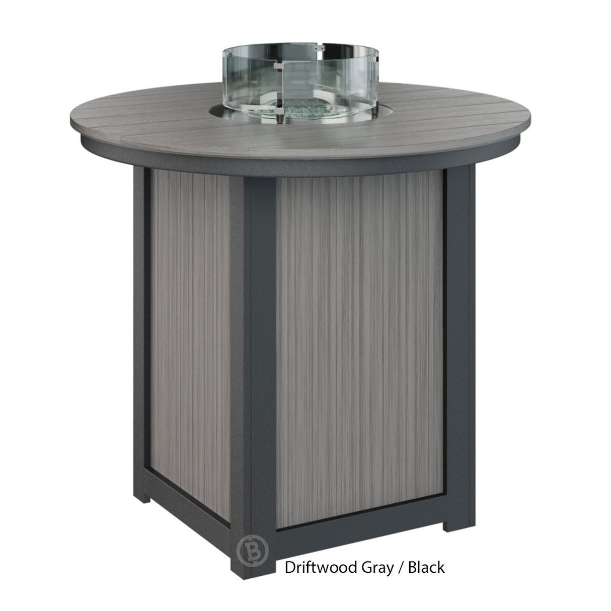 Berlin Gardens Donoma Standard Top 44" Round Fire Table Bar - DRFT3944B 4