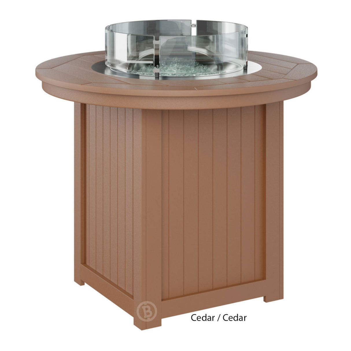 Berlin Gardens Donoma Standard Top 44" Round Fire Table Counter - DRFT3644C 4