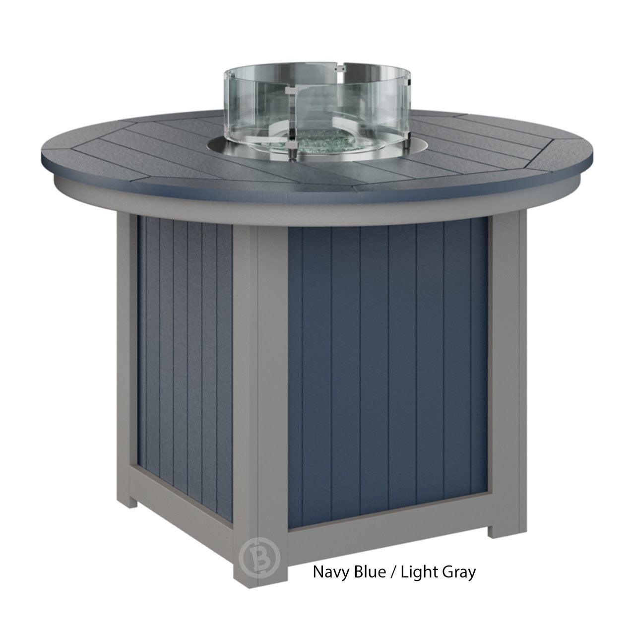 Berlin Gardens Donoma Standard Top 44" Round Fire Table Dining - DRFT3044D 7