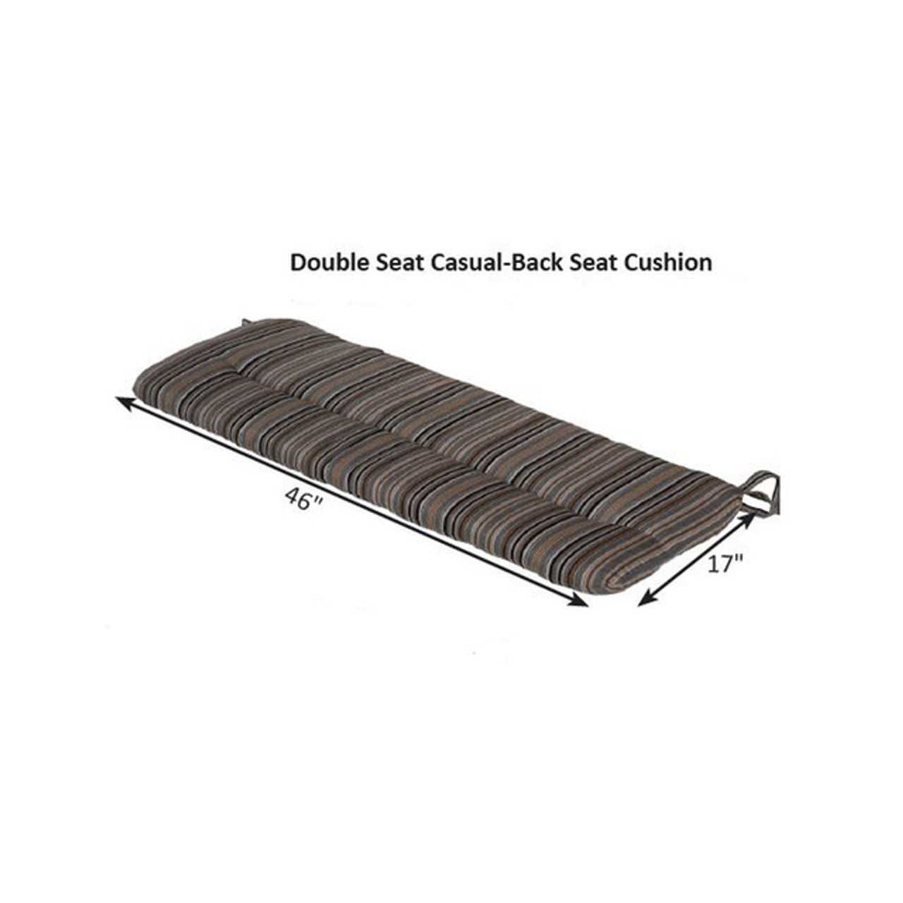 Berlin Gardens Double Casual Seat Cushion - LSC1846 2