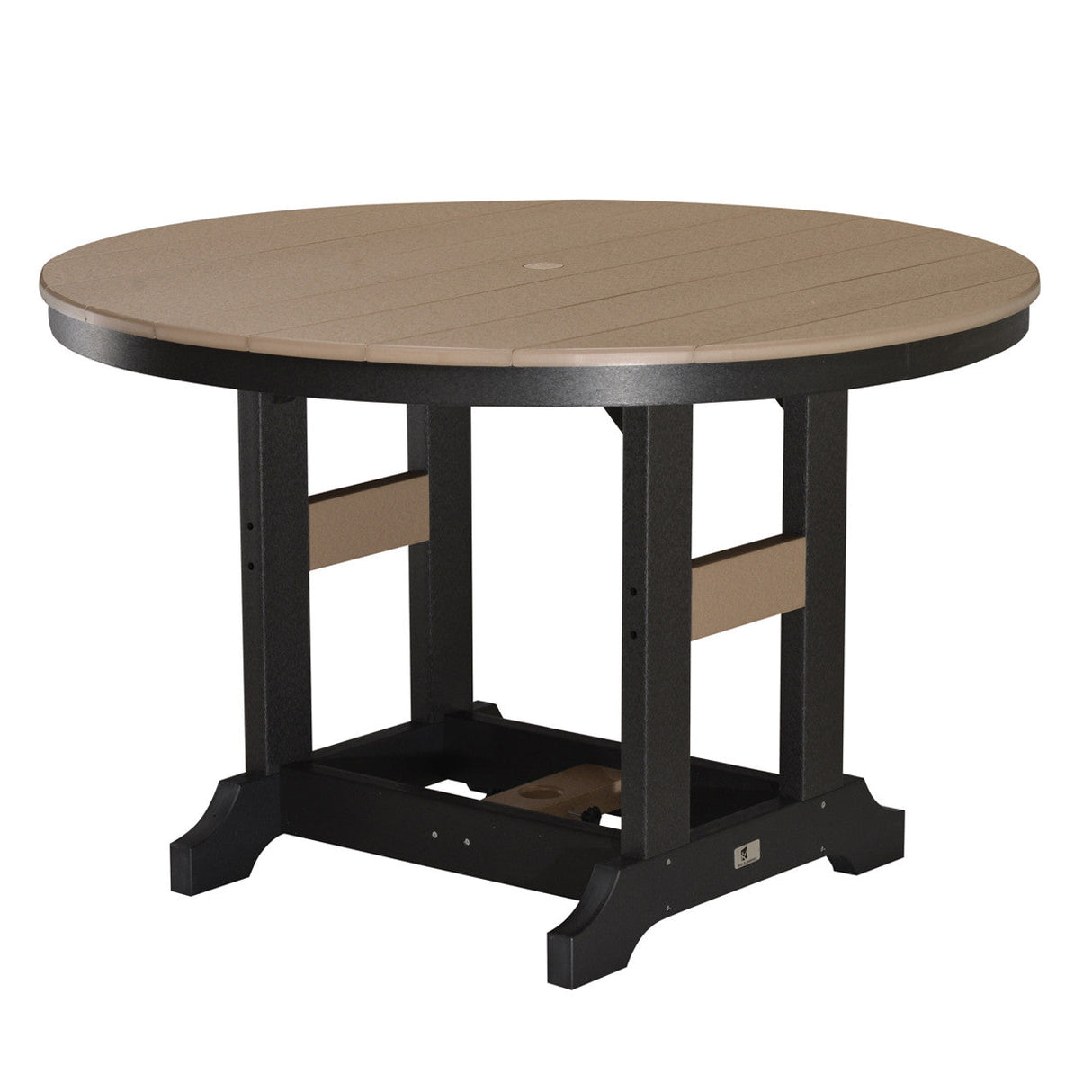 Berlin Gardens Garden Classic Hammered Top 48" Round Dining Table - GCHF0048D