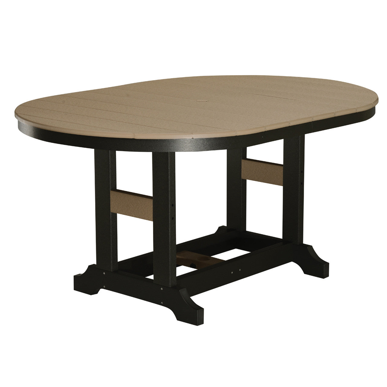 Berlin Gardens Garden Classic Standard Top 44" x 64" Oblong Bar Table - GCST4464B