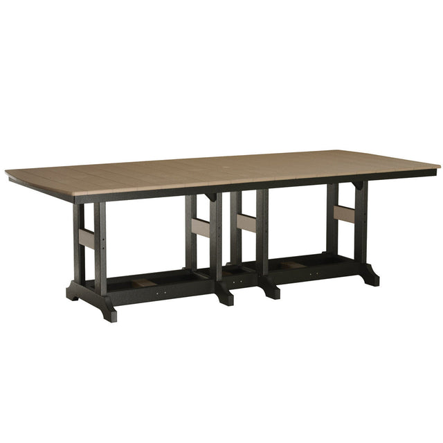 Berlin Gardens Garden Classic Standard Top 44" x 96" Rectangular Bar Table - GCOT4496B