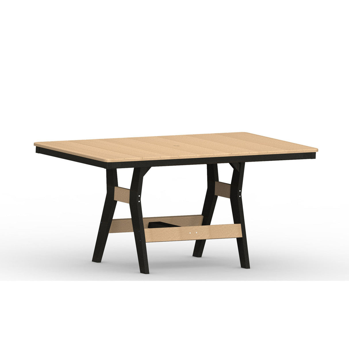 Berlin Gardens Harbor Bar Tables Standard Top 33" x 66" Rectangular Bar Table - HRT3366B