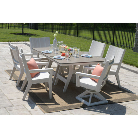 Berlin Gardens Harbor Counter Tables Standard Top 44" x 72" Rectangular Counter Table - HRT4472C 5