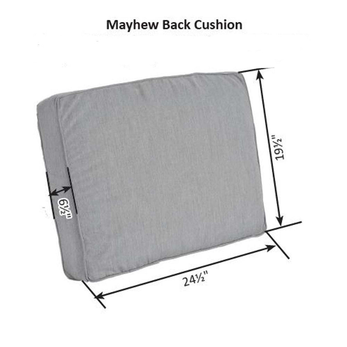 Berlin Gardens Mayhew Back Cushion (Corded) - MBC2024 2