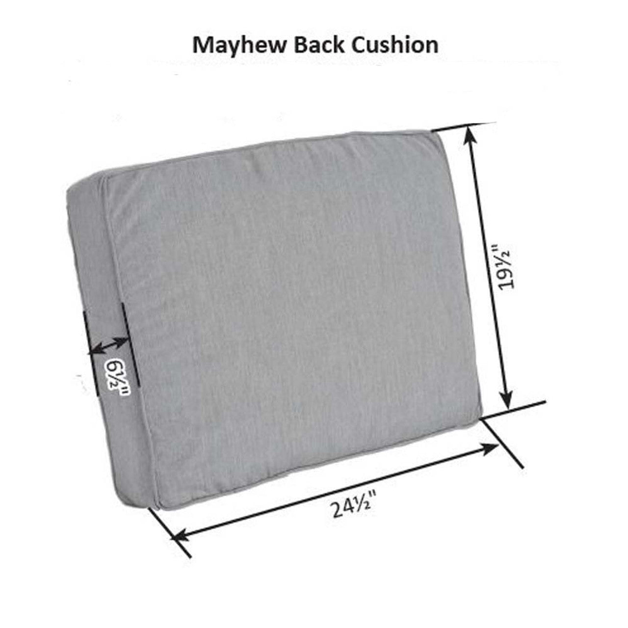 Berlin Gardens Mayhew Back Cushion (Corded) - MBC2024 2