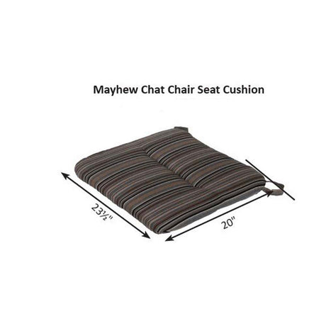 Berlin Gardens Mayhew Chat Chair Seat Cushion - MCCS2023 2