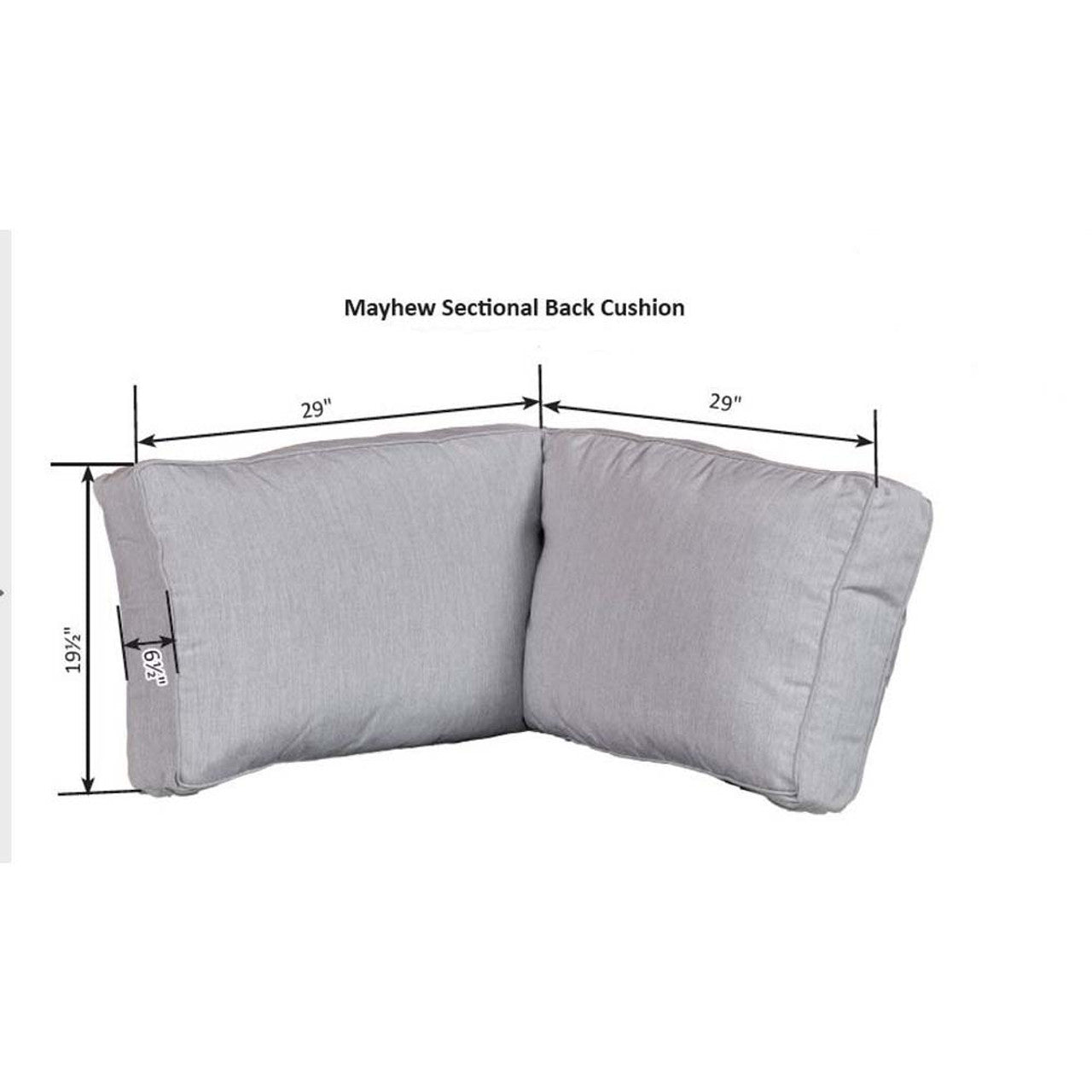 Berlin Gardens Mayhew Sectional Back Cushion (Corded) - MCB1958 2