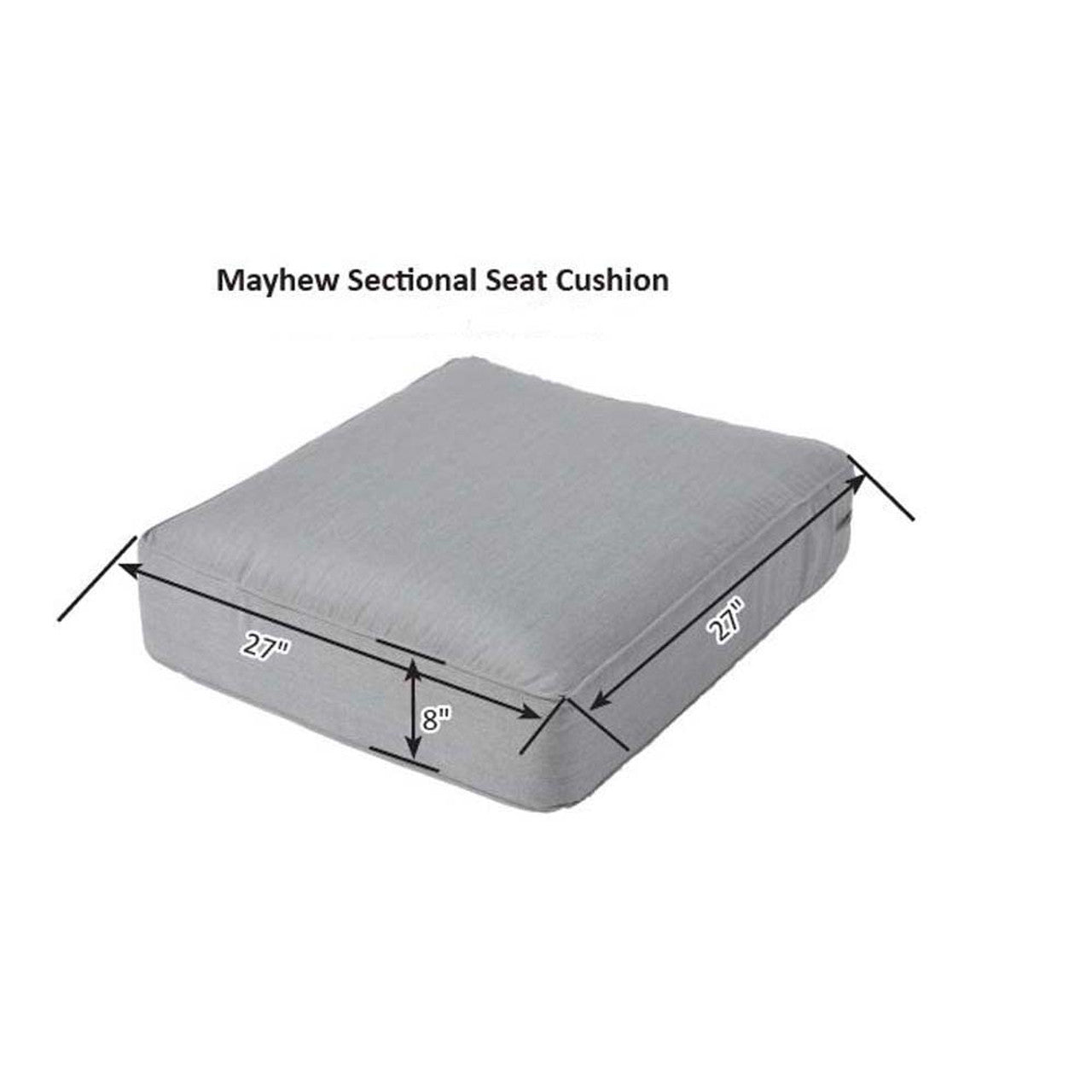 Berlin Gardens Mayhew Sectional Seat Cushion (Corded) - MCS2727 2