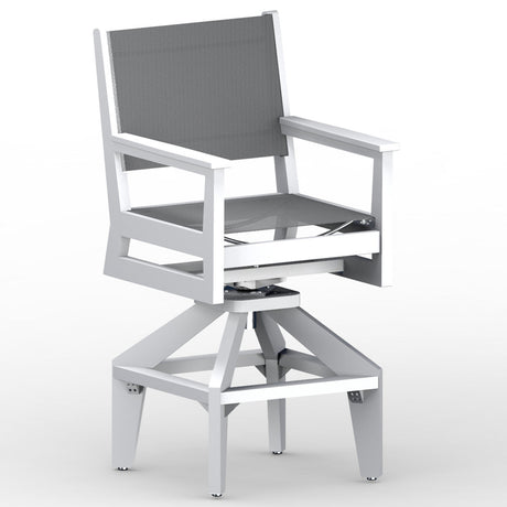 Berlin Gardens Mayhew Sling Swivel Bar Chair - MHSSB2245
