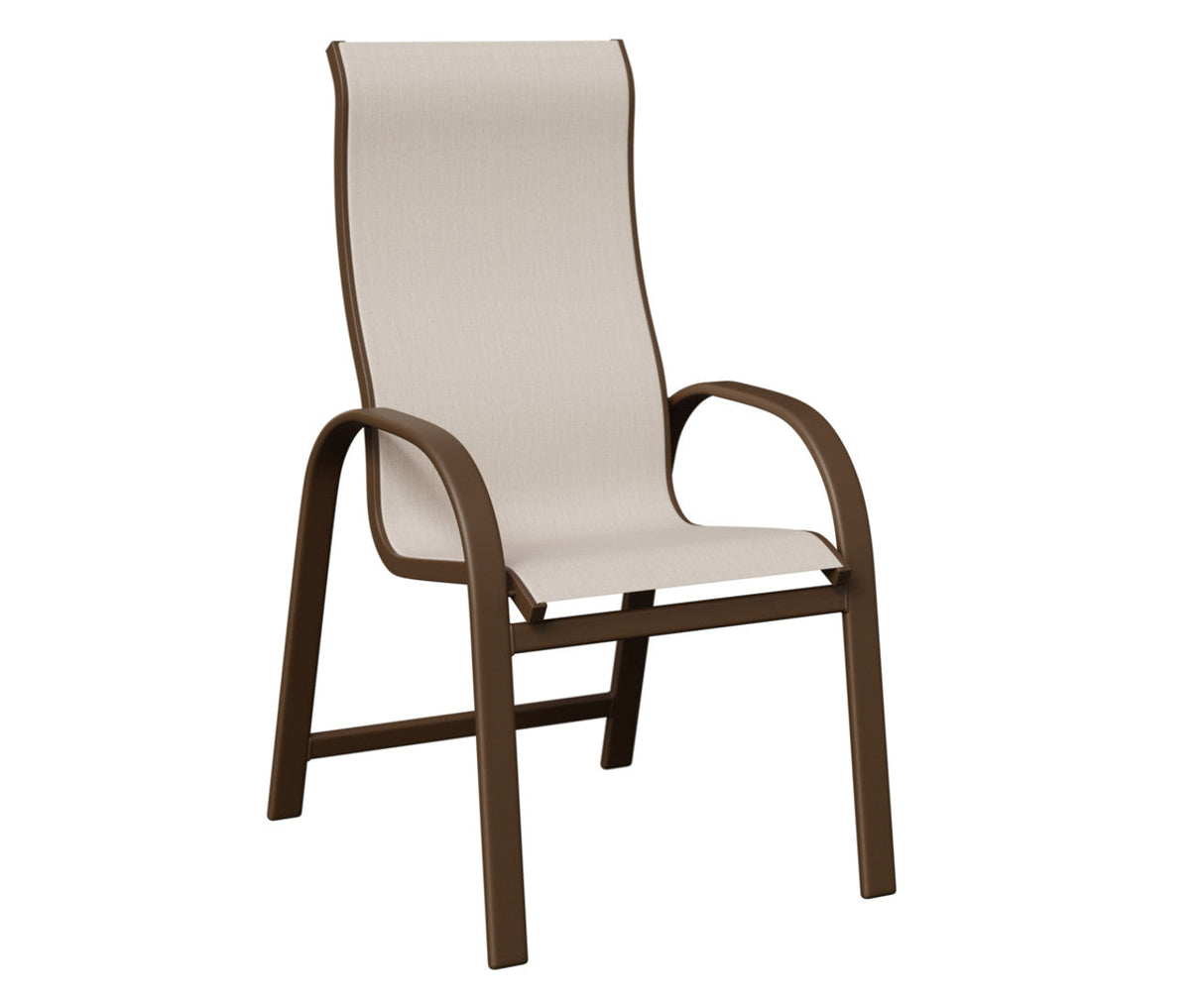 Berlin Gardens Murphy High Back Padded Sling Dining Chair - MDHPS