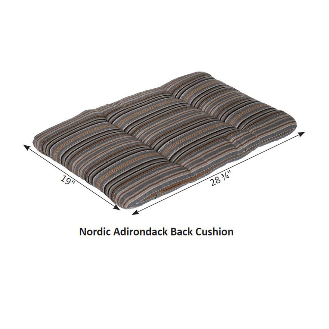 Berlin Gardens Nordic Adirondack Back Cushion - NABC1928 2