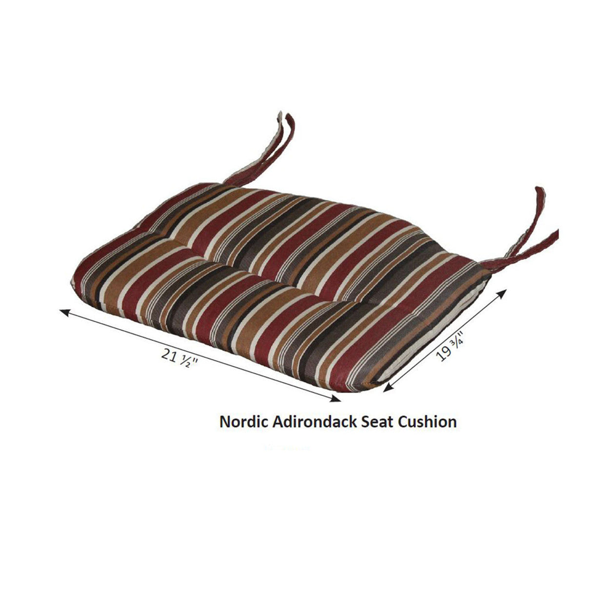 Berlin Gardens Nordic Adirondack Seat Cushion - NASC1921 2