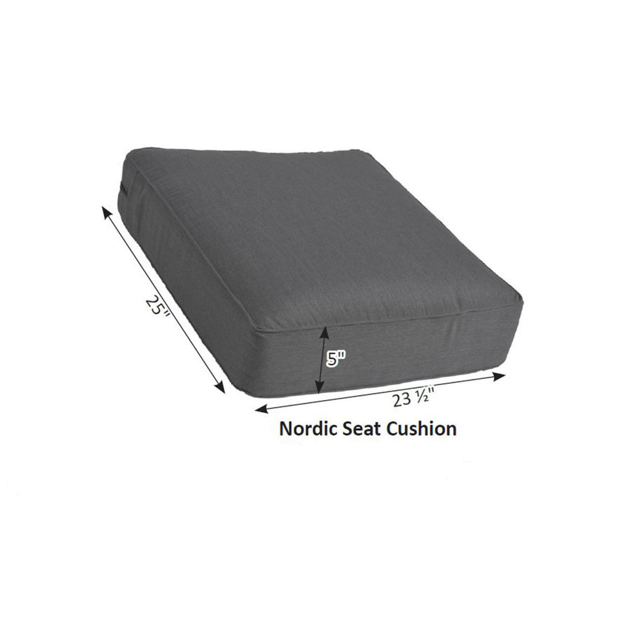 Berlin Gardens Nordic Seat Cushion (Corded) - NSC2325 2